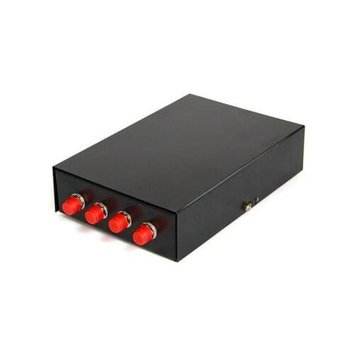 FTTX FTTH Network FC 4 Ports Optic Fiber Terminal Box, include Pigtail and FC Adapter