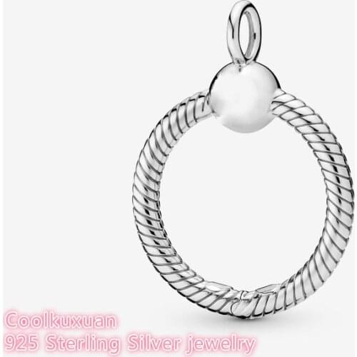 Autumn 100% 925 Sterling Silver trumpet O Pendant Fits Original Pandora Necklaces Jewelry Making