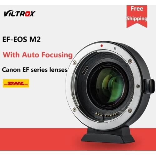 Viltrox EF-EOS M2 Mount Adapter for Canon EF Series Lenses for Canon Camera Canon Accessories Lens Adapter