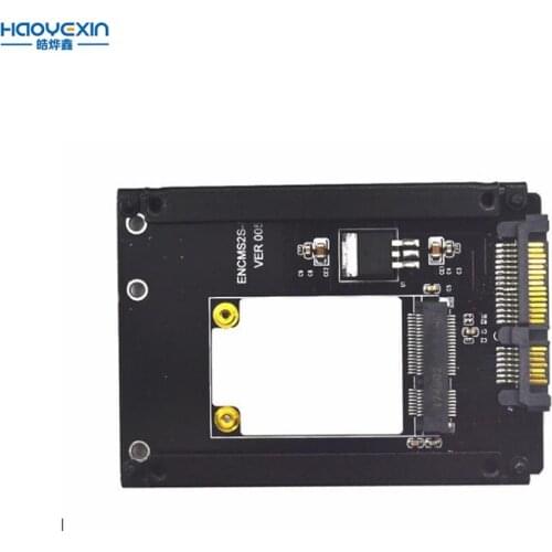 MSATA SSD to 2.5" SATA Drive Convertor Adapter Card plug and play 50mm x 30mm For Windows2000/XP/7/8/10 for Vista Linux Mac