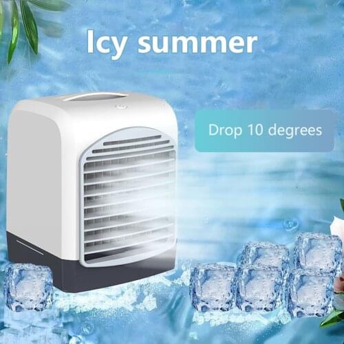 Air Conditioner Air Cooler Humidifier Purifier Portable For Home Room Office Car 3 Speeds Desktop Cooling Fan Air Conditioning