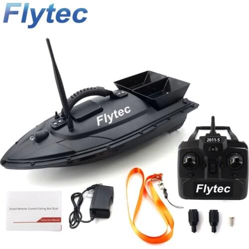 Flytec RC Boat 2011-5 Fish Finder Fish Boat 1.5kg 500m Remote Control Fishing Bait Boat Ship Speedboat RC Toys 5.4km/h