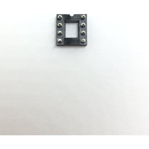 IC Socket Integrated Block Plug-In Dip MCU Chip Round Hole Bottom Seat DIP8P DIP14P DIP16 DIP20 DIP28 DIP40p pin
