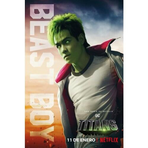 Titans Season 1 2019 TV Series Cancas Silk Fabric Wall Poster Art Decor Sticker Bright