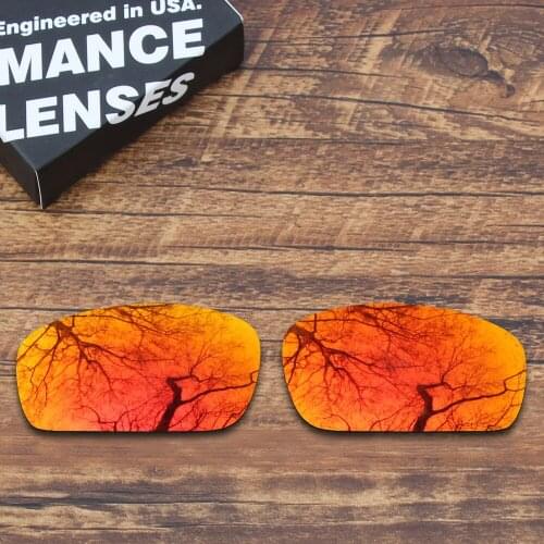 ToughAsNails Polarized Replacement Lenses for Oakley Monster Pup Sunglasses Fire Red Mirrored Color (Lens Only)