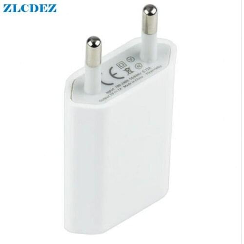 200pcs/lot High quality Wall charger for apple iphone 4 4S 5 5S 6 6s 7 7plus Universal EU plug USB Power Adapter Full 1A