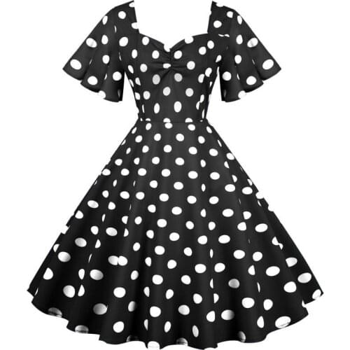 Dress Women Summer Spot hot style Hepburn wind restoring ancient ways show thin waist Dresses Casual Vestidos ZXP6052