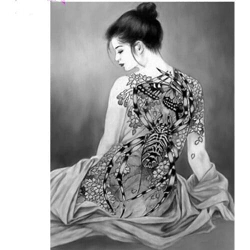 5D Diamond Painting woman sexy tattoo Diamond Mosaic Cross Stitch Rhinestones Craft Kit New Diamond Embroidery decoration P1153