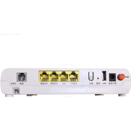 6pcs/Lot F460 6.0 1GE+3FE+1POTS+WIFI ONU Epon ont Used ZTE EPON ONU OLT without Power SAdaptorecond-hand onu free shipping