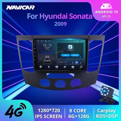 2Din Android10.0 Car Radio For Hyundai Sonata 2009 Stero Receiver GPS Navigation Car Multimedia Player Auto Radio Car Video IGO