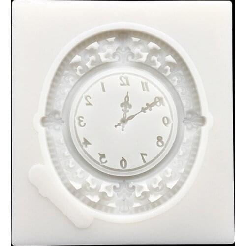 Clock Silicone Sugarcraft Mold Fondant Cake Decorating Tools Cupcake Chocolate Baking Molds