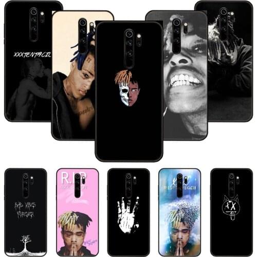 Phone Case For Xiaomi Redmi Note 8 8T 7 7A 9 9S 8A 4 5 Pro Black Cover Bumper Trend Funda Luxury Prime Xxxtentacion Mode