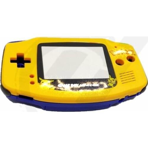 DIY Game Case Limited Edition Yellow Blue Housing Shell Cover Case Repair Replacement For for GameBoy Advance for GBA console