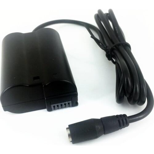 EN-EL15 ENEL15 Fully Decoded Dummy Battery Pack External Portable DC Coupler Connector for Nikon D7200 D810 D800 D750 D600 D610