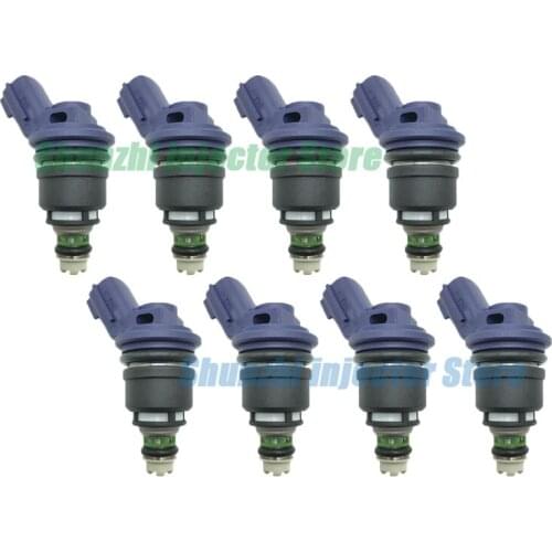 8PCS Fuel Injector Nozzle For Nissan 300ZX Turbo SR20DET 16600-21U01 1660021U01 16600 21U01 16600-67U00 1660067U00