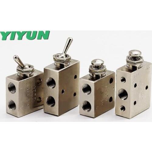 YIYUN Button valve mechanical valve switch manual valve TV-3S TAC2-3V/-3P/31P/-31V/-4V/-4P/-41P/-41V/-4PP/-41PP TAC series
