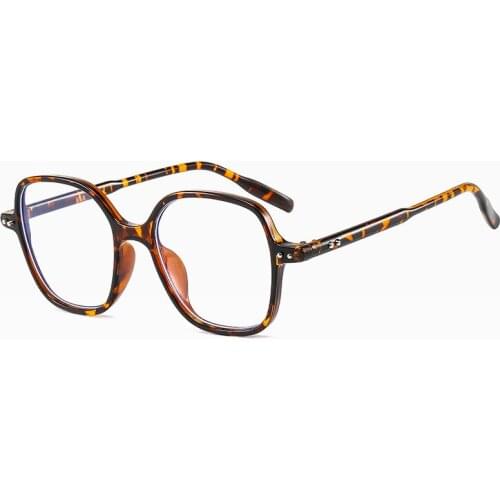 Womens Sexy Vintage UV400 Spectacle Square Glasses Frame Computer Gaming Clear Lens Anti-UV Anti Blue Light Rivet Eyeglasses