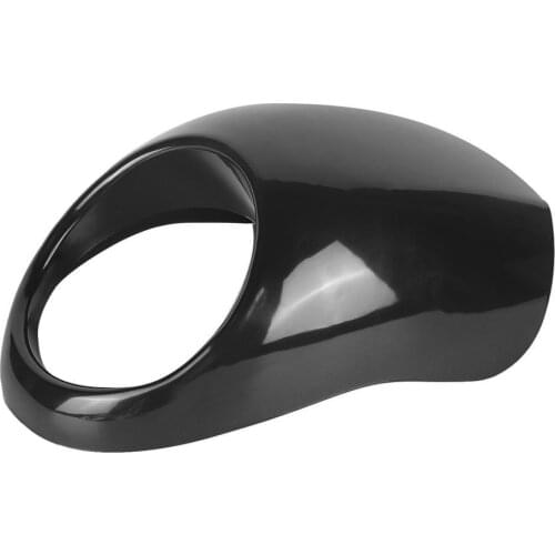 Motorcycle Front Cowl Dirt Bike Black Headlight Fairing For Harley 883 48 1200 Front Fork Mount Dyna Sportster XLCH