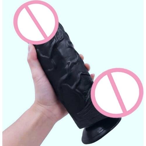 26*7cm Huge Dildo Realistic Large Penis with Suction Cup Sex Toys for Women Masturbation Silicone Big Dick Anal Butt Plug