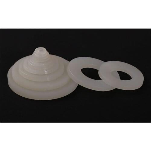 Wholesale! (200pcs/Lot) M3 x 8 x 1mm Nylon Plastic Flat Soft Washers M3x8x1 M3*8*1mm Flat seal gaskets