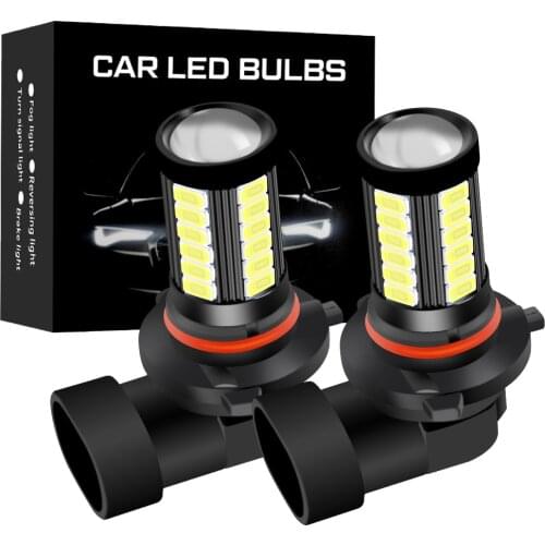2Pcs H8 H11 Led HB4 9006 9005 HB4 H9 Anti Fog Lights 5730 33LED 1500LM 6000K White Car Driving Running Lamp Auto Leds Bulb 12V