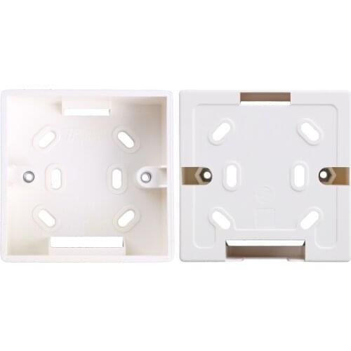 86X86 PVC Junction Box Wall Mount Cassette For Switch Socket Base