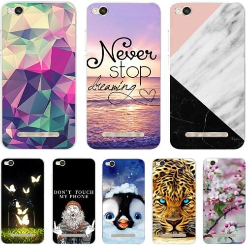 Luxury Fashion For Xiaomi Redmi 4A Case 5.0 Silicone TPU Phone Cases For Xiaomi Redmi 4A Back Cover on Redmi A4 4 A Funda Coque
