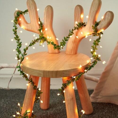 3M 100 Lights Multicolor USB Remote Lights Rattan Style Curtains Icicle Lights Copper Creative Background for Party Home Decor