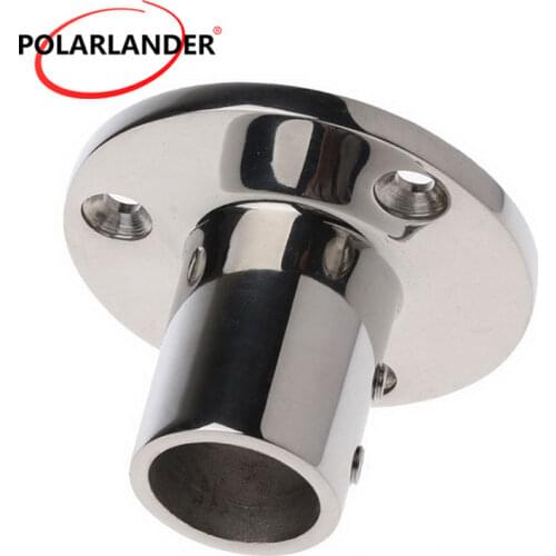 0.98"(25mm) Tube 2018 Boat Parts & Accessories Marine Boat Round Base Hardware Hand Rail Fitting 90 Degree Stainless Steel