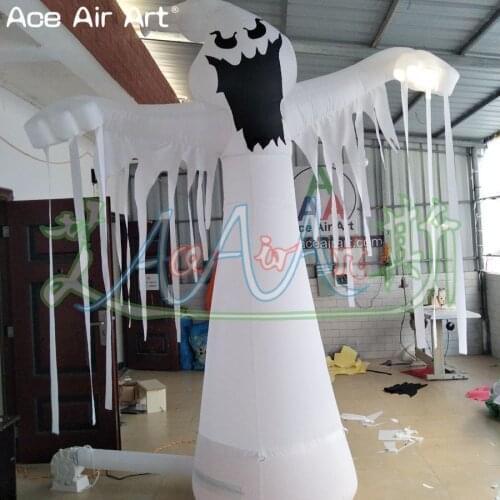 Indoor and outdoor led Halloween decorations inflatable ghost with colorful lights made by Ace Air Art