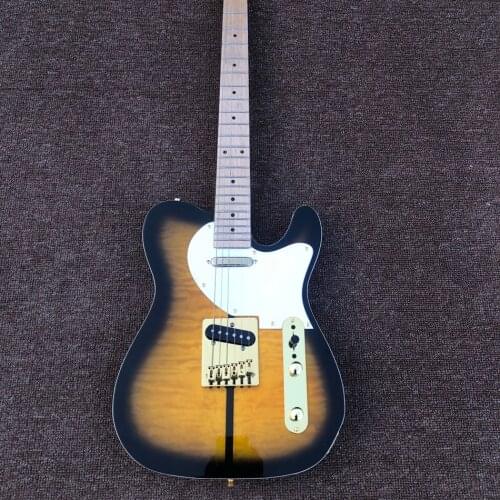 High Quality Electric Guitar,Gold Hardware,Maple Fingerboard,Burst Color Quilte Maple,Free Shipping