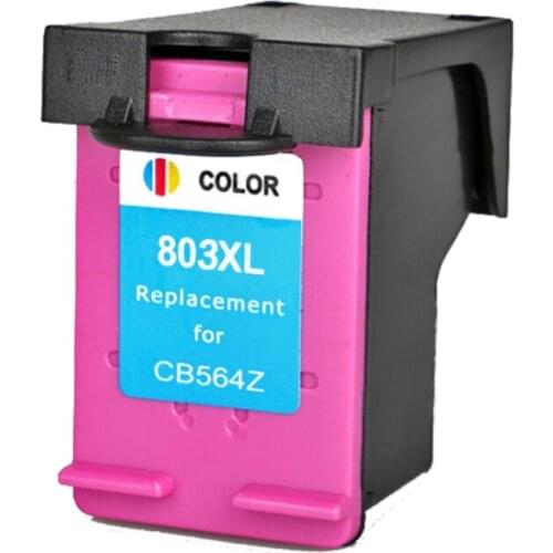 YLC 1pk 803XL color Compatible ink cartridge For HP803 XL For HP Deskjet 1111 1112 2131 2132 3630 3632 3830 4650 4652 printer