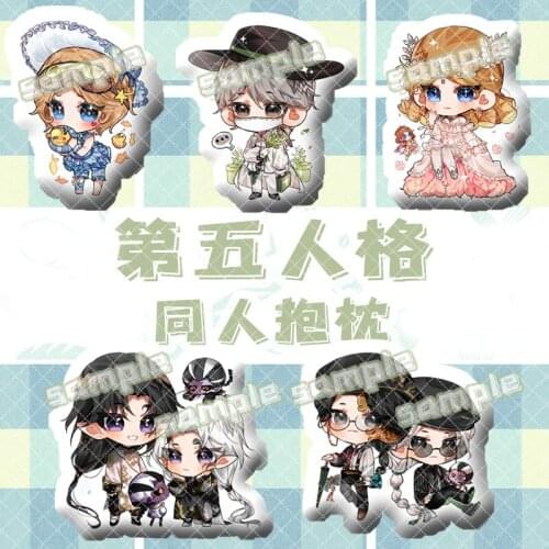 1pcs Cartoon Identity V Cute Anime Plush Doll Stuffed Throw Pillow Cushion Toy Cosplay Prop Decor Women Men Gift