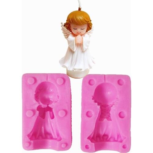 3D Girl Shape Fondant Silicone Mould Kitchen Baking Chocolate Pastry Candy Clay Making Cupcake Decoration Tools M1118