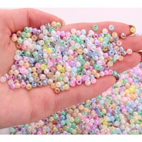 6/0 MGB Glass Beads Japan 4mm Uniform imitation Jade Glass Seedbeads For DIY Handmade Craft Charm Jewelry Making Sewing Material