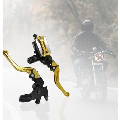 80% Dropshipping!! 2Pcs 22mm CNC Hydraulic Disc Brake Upper Pump Motorcycle Clutch Handbrake Levers