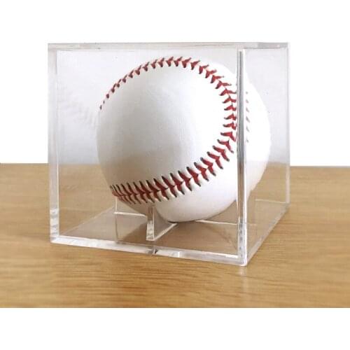 9 Inch Baseball Box Display Golf Tennis Ball Transparent Case For Souvenir Storage Box Holder Uv Protection Dust Quality Acrylic