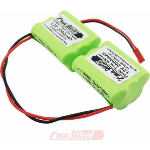 Vacuum Cleaner Battery to Robot M608 Ni-MH Rechargeable 12V 2000mAh 2x5SW