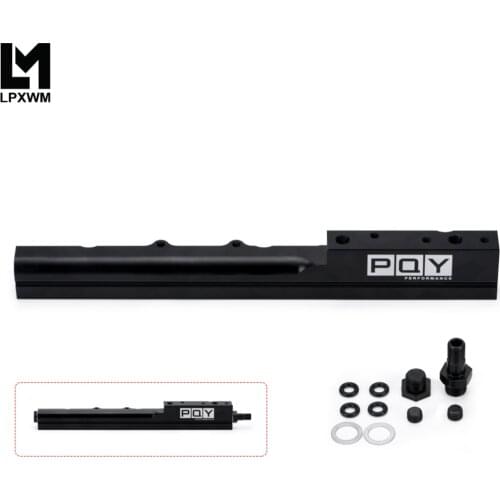 Aluminum BLACK Fuel Rail for Honda Civic Si B-Series B16A2 & B16A3