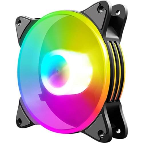 Quiet Computer Cooling PC Fans Colorful Cooler PC Case Computer Case Fan For Computer Cooling Fans QJY99