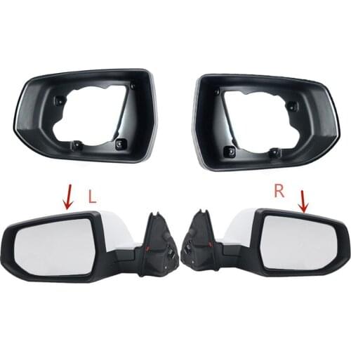 Outer side rearview mirror covers For Chevrolet Malibu 2012-2017 Rearview Mirror Frame Cap Shell left right side
