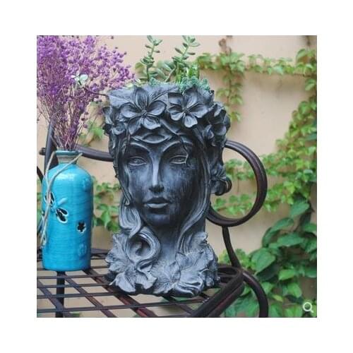 Greek Venus goddess head, home desktop decorative crafts, creative character avatar, can be used as a flower pot
