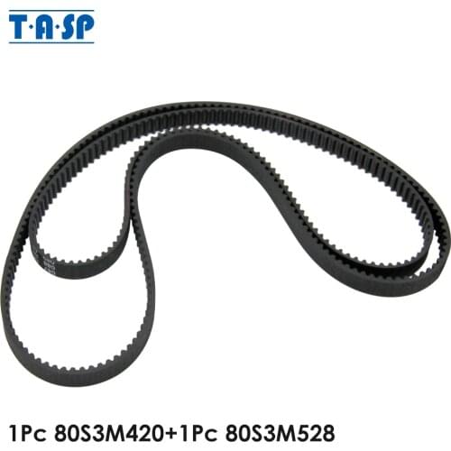 TASP 1 Set Breadmaker Belts 80S3M420+80S3M528 Conveyor for Gorenje BM1200BK 1600WG Bifinett KH1171 7111 Kitchen Appliance Parts