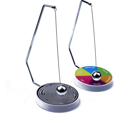 Magnetic Decision Maker Determine Your Fate Ball Swing Pendulum Office Desk Toy Bar Fun Craft