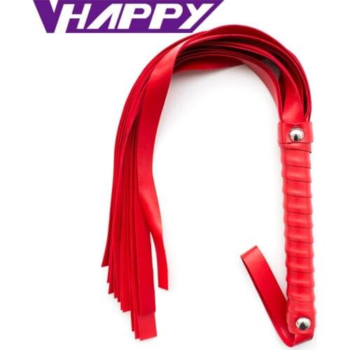 Fashion High Quality Sex Toys For Couple Fun Sexy Pu Leather Whips Multi Colors Adult Sex Products VP-WP001006A