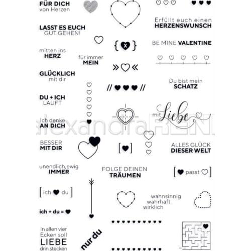 German Clear Stamp Transparent seal for DIY scrapbooking/Card Making c631