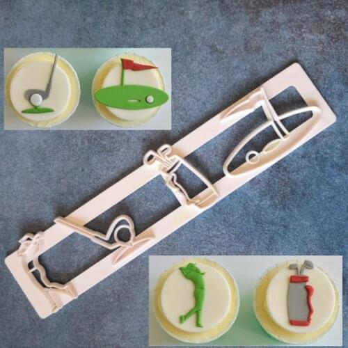 New Golf Theme Cookie Cutter Cake Mould Diy Baking Tool A1557