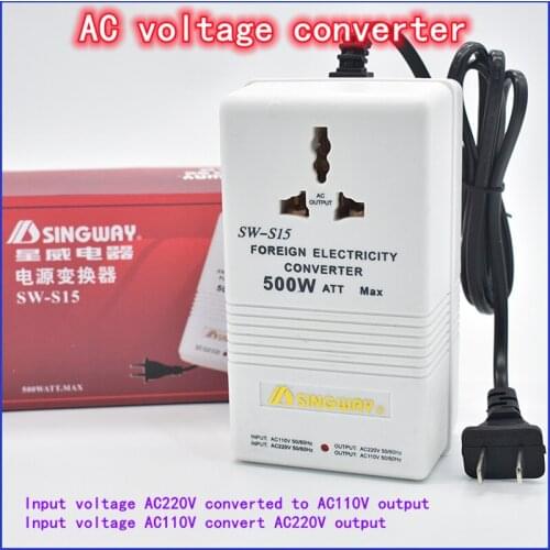 AC Voltage converter AC220V/110V interchangeable power converters Input voltage AC220V/110v convert AC110V/220v output