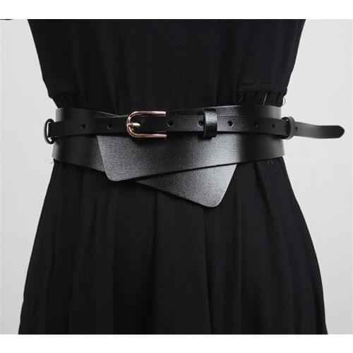 Suit coat wide Waist Belt for Women PU Leather Ladies Dress Belt Elastic Corset Belt Female Waistband Decorated skirt girdle