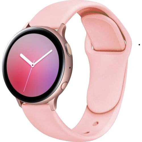20mm/22mm Huawei watch GT 2/2e/pro strap For Samsung Gear S3/S2/Sport Silicone bracelet Galaxy watch 3/46mm/42mm/Active 2 band
